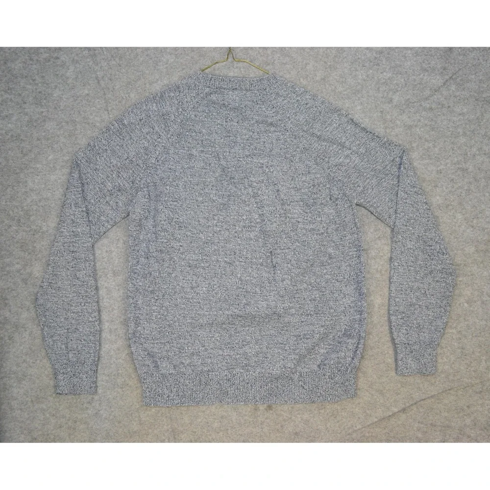 Barbour Beacon Brand Sweater Mens Large Blue Cotton Crewneck‎ Knit Pullover